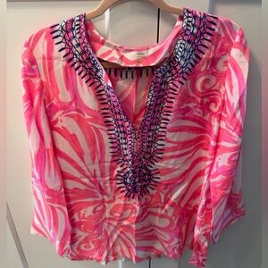 Lilly Pulitzer Amelia Island Tunic Size Medium